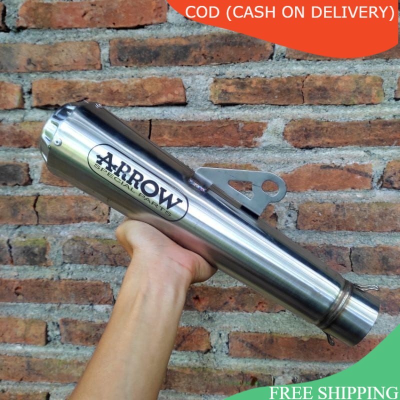 Arrow Canister - ARROW exhaust recing - MUFFLER only in 50mm exhaust