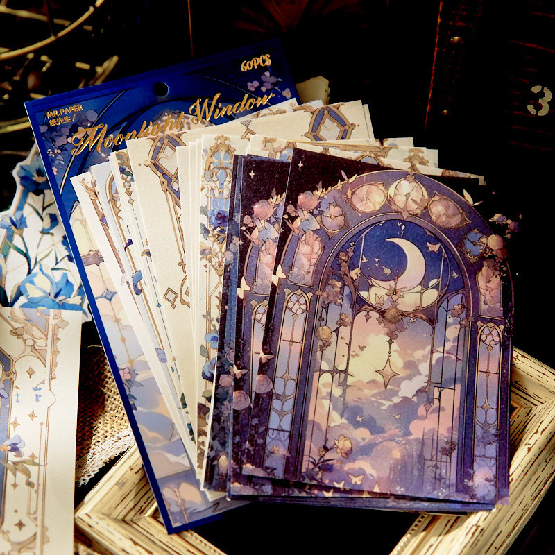 

Mr. Paper, 4 Styles, 60PCS, Dreamy Butterfly 3D Material Paper, Photo Frame Decoration Card Paper, Bookmark