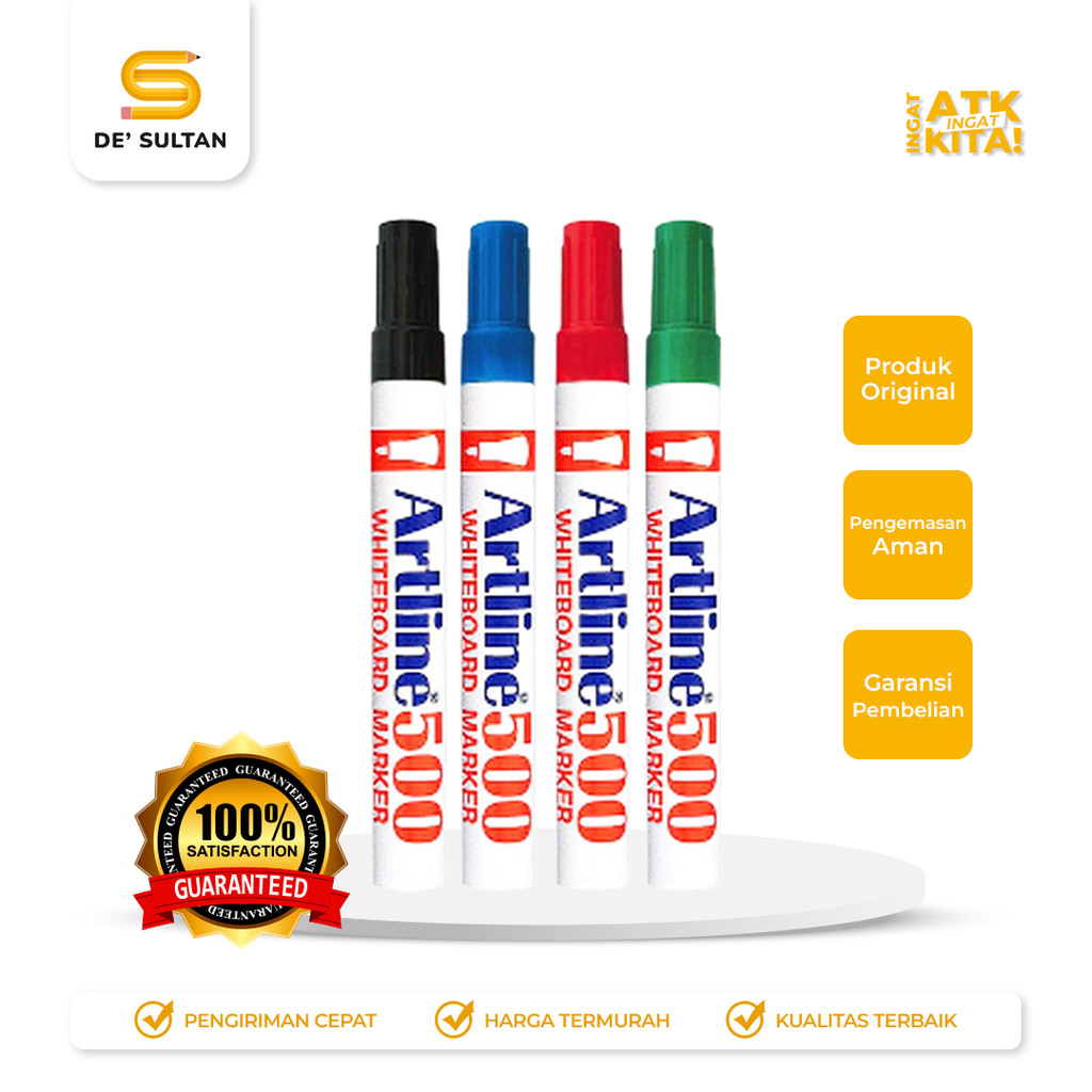 

ARTLINE SPIDOL PAPAN TULIS/ WHITEBOARD MARKER 500 (1LSN/ 12PCS)