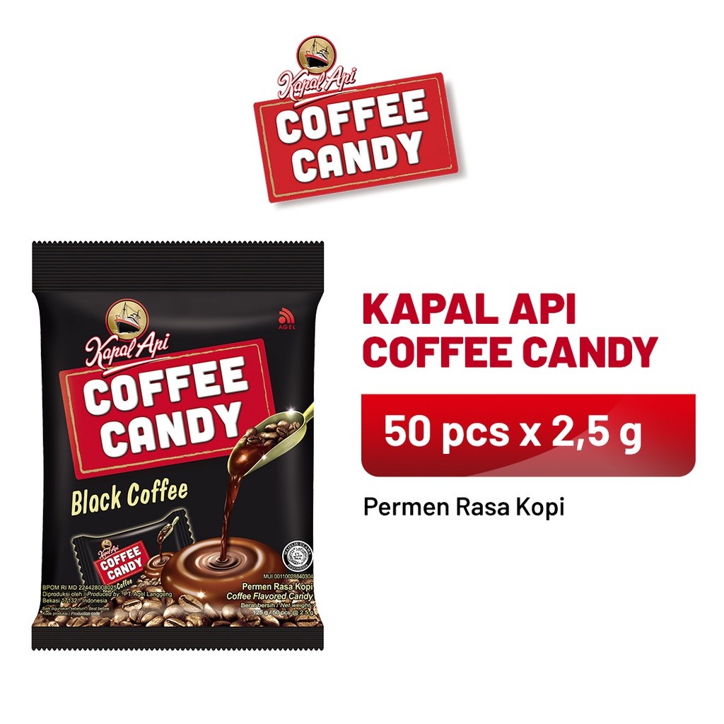 

Kapal Api Coffee Candy 1 Bag (50 x 2.6 gr)