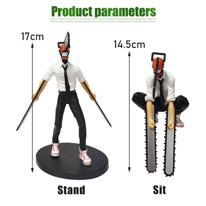 Chainsaw Man Power Denji Action Figure Chainsaw Man Denji Power Pochita Mainan Patung Pajangan