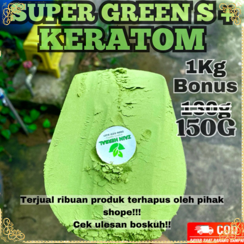 

Bubuk keraton teh kraton serbuk purli jamu purlik Nano hijau kalimantan borneo free 130gr 0r1