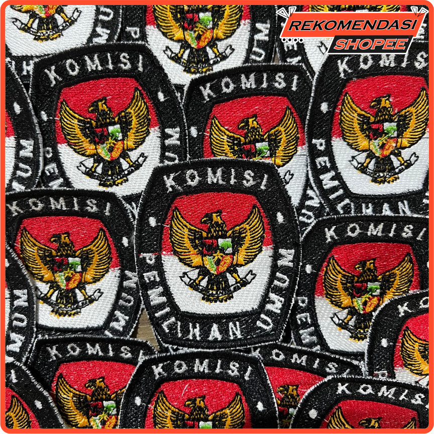 Bordir Bet KPU | Bordir KPU | Badge KPU | Logo KPU | Atribut KPU