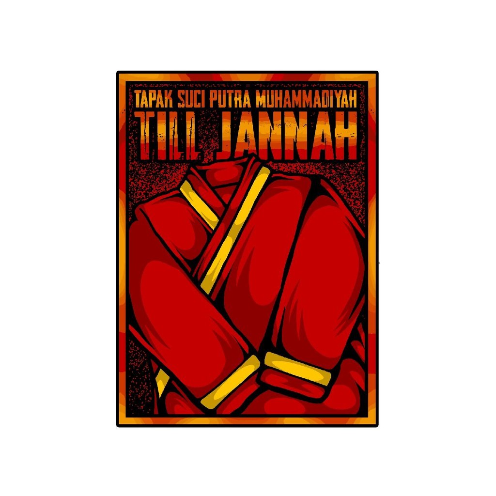 Sticker Tapak Suci Putera Muhammadiyah Till Jannah