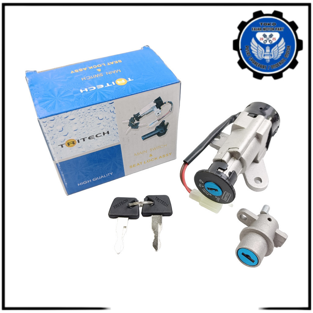 Kunci Kontak 1 Set Kunci Jok Motor Jupiter Z
