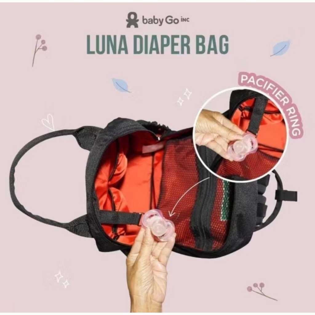 BABYGO INC - LUNA BACKPACK - BLACK