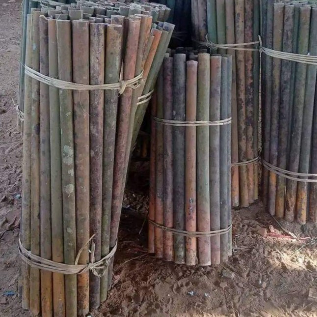 bambu tamiang bahan arku layangan dan seruling