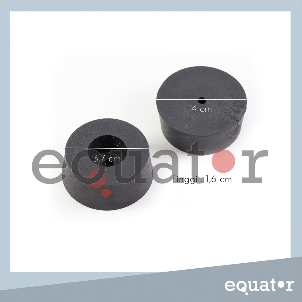 Karet Kaki Ganjal Box Salon Speaker Meja Kursi Alas Bulat diameter 4 cm 40 mm