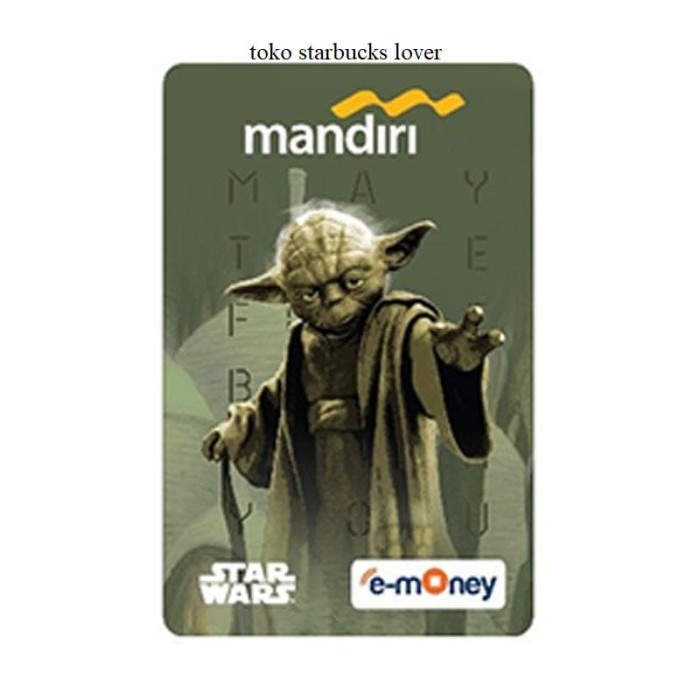 Kartu Emoney Etoll Mandiri Saldo 0 Star Wars Classic - Yoda