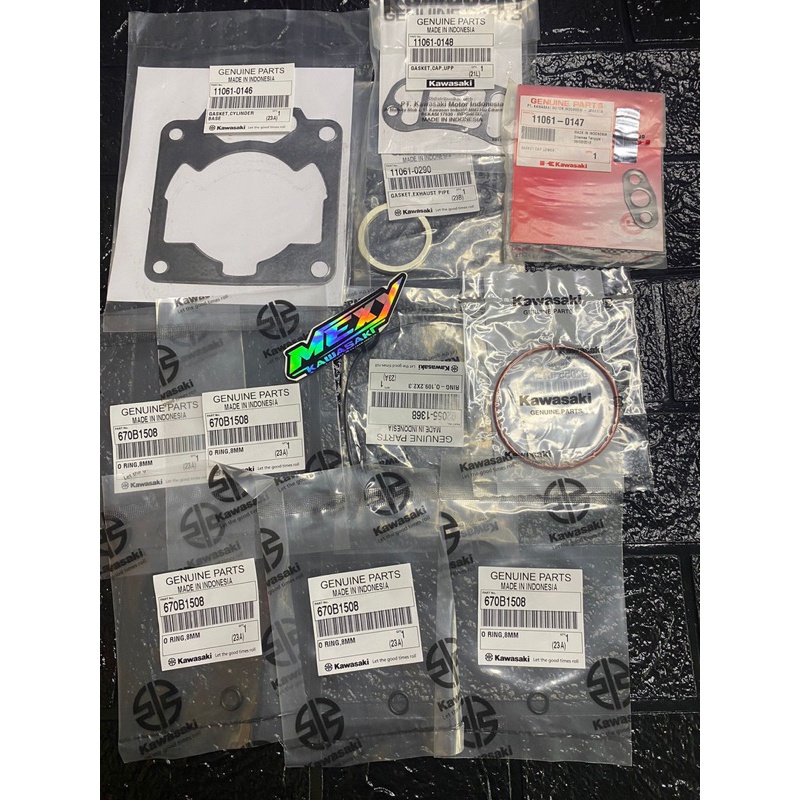 PAKING PERPAK TOPSET BLOK MESIN KIS NINJA LAMA NINJA J NINJA R NINJA M NINJA L ORIGINAL SET original