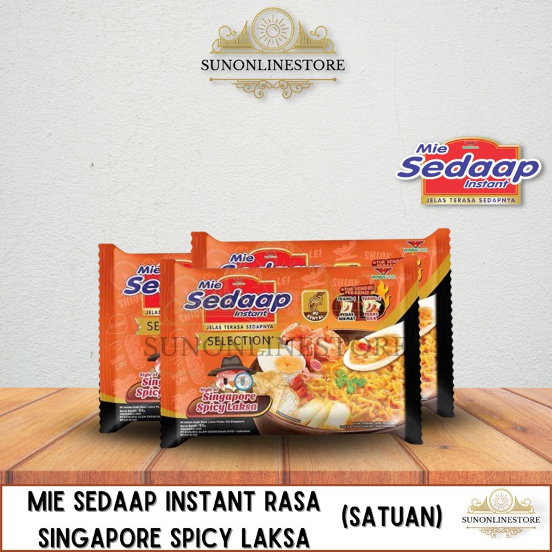 

Mie Sedaap Rasa Singapore Spicy Laksa ecer 5 pcs