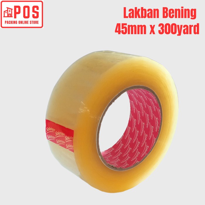 

Lakban Bening 2inch 45mmx300yard | Solatape