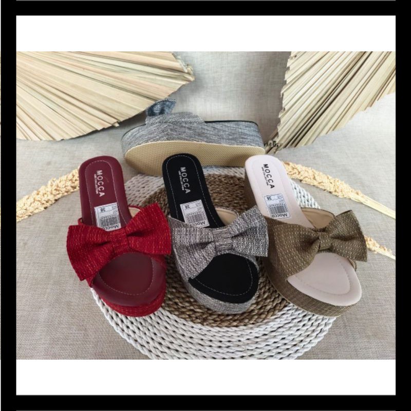 ABBUSHOES YM 15 wedges sandal Vita wanita
