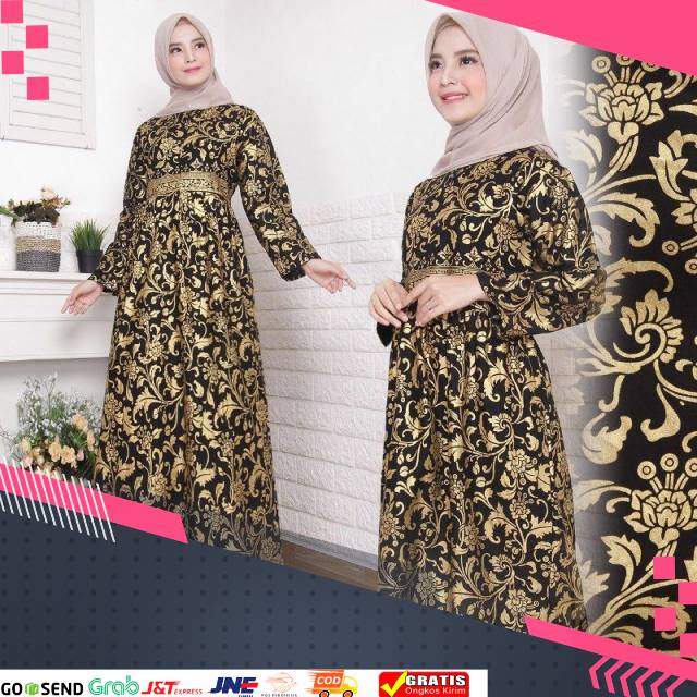 TREND BATIK MASA KINI DESAIN BARU HARGA MURAH /Swastika ORI SVJ Batik Pekalongan gamis batik seragam
