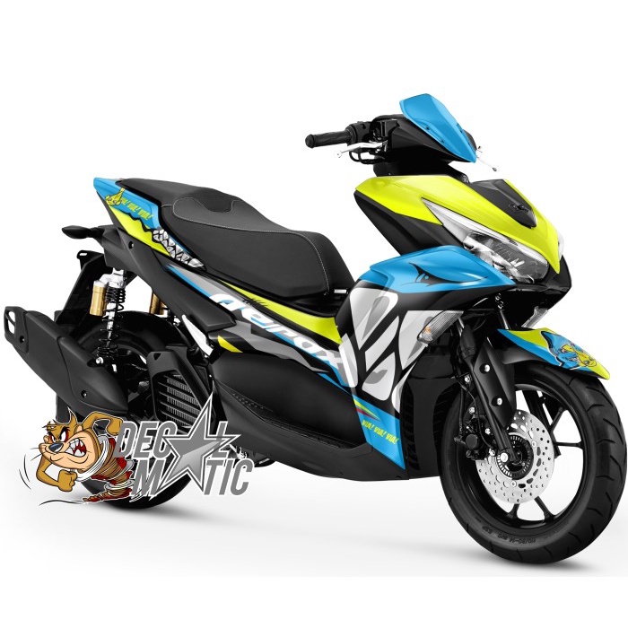 Decal Aerox Full body Stiker Aerox 155 NVX OLD/NEW Hiu Shark 02