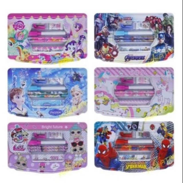 

Kotak Pensil / Pencil Case Kaleng Set 2218 Whiteboard