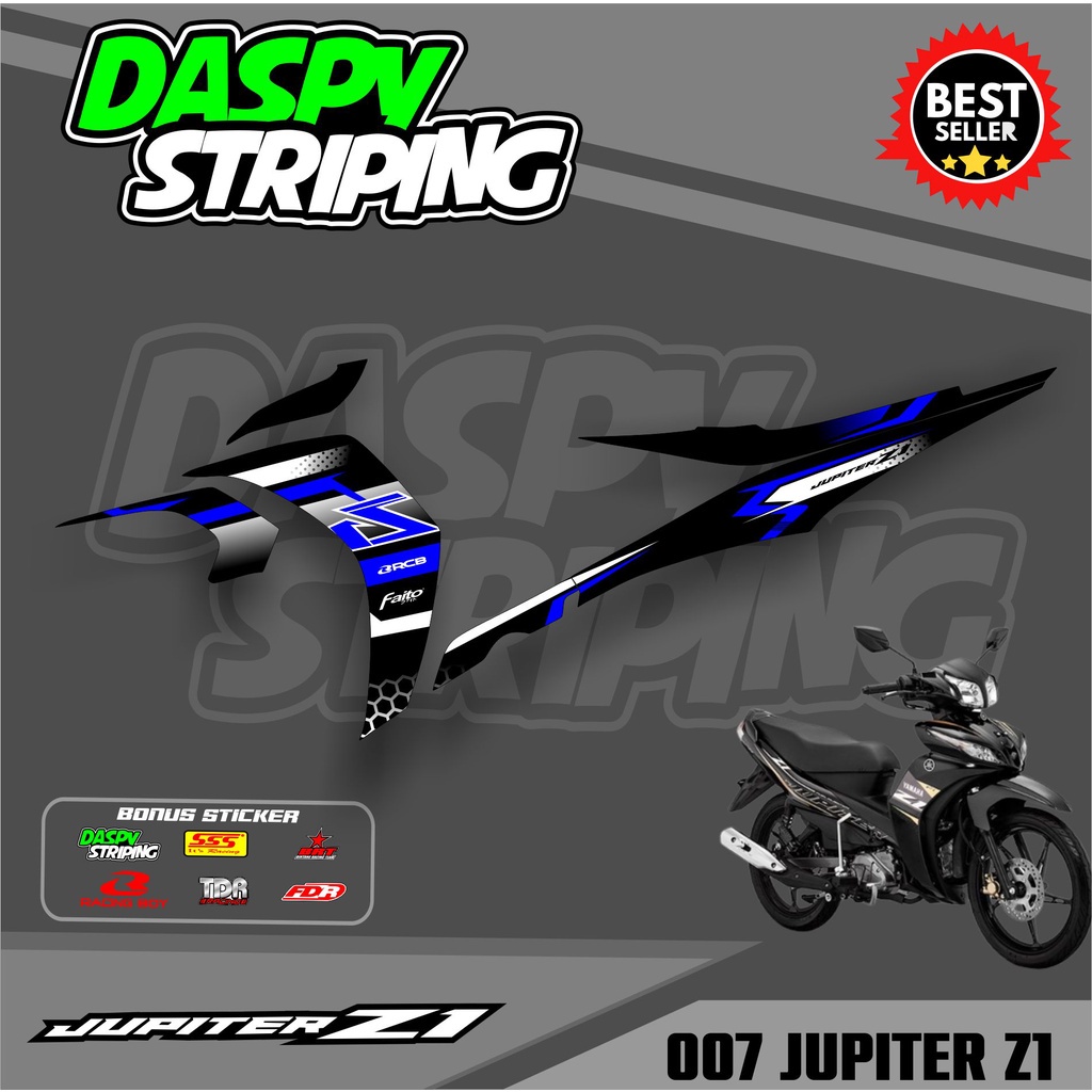 Sticker Striping Variasi Jupiter Z1 - Striping Motor Jupiter Z1