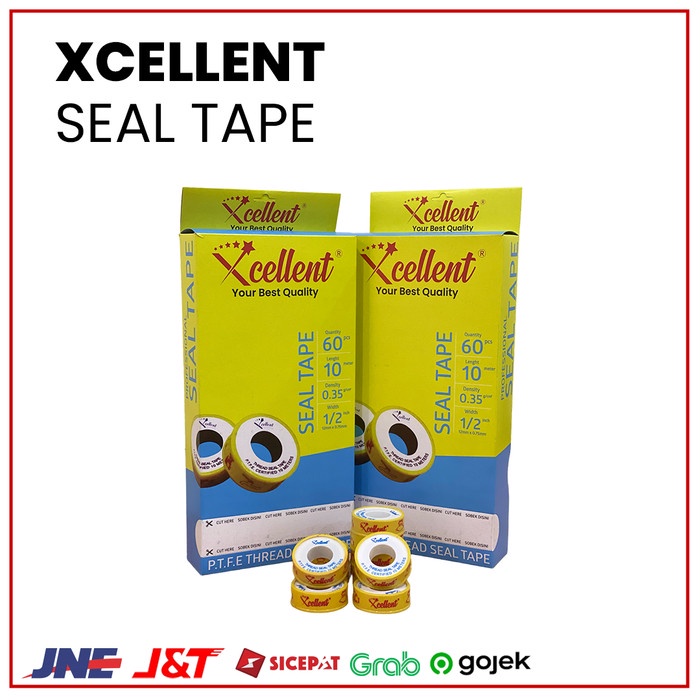 

Seal Tape 1/2" x 10 Meter XCELLENT - 1 Box