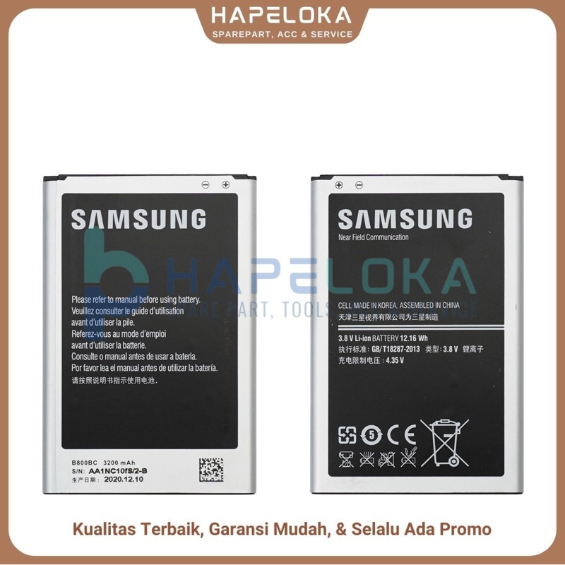 Baterai Samsung Galaxy NOTE 3 N9000 - ORI