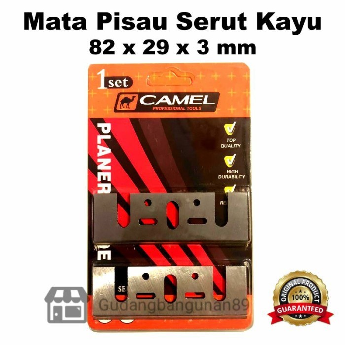 Mata Pisau Serut Kayu Planer HCS CAMEL/Mata Planner Mesin Serut Kayu