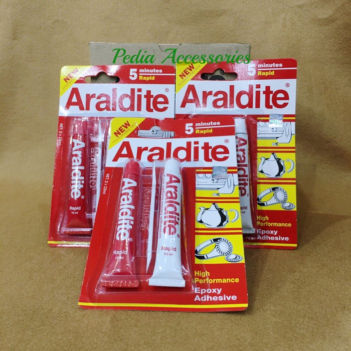 

kurniacollection09_id Promo Terbaru Lem Araldite Merah/Lem Besi Epoxy Rapid5 Minutes Hardener Adhesive -pc