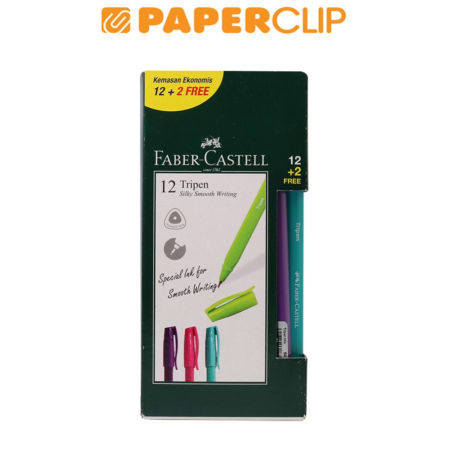 

BALLPOINT FABER CASTELL TRIPEN 54809912/12 IN BOX