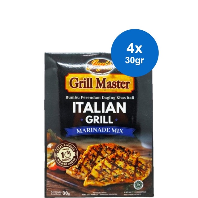 

Jay'S Grill Master Bumbu Marinasi Italian Grill Marinade Mix 30 gr x 4