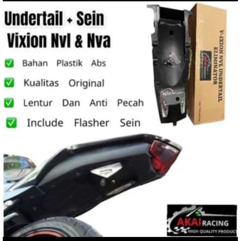 Undertail Vixion New Nvl Dan Nva Selancar Vixion New 2013-2016 Nemo Best Quality