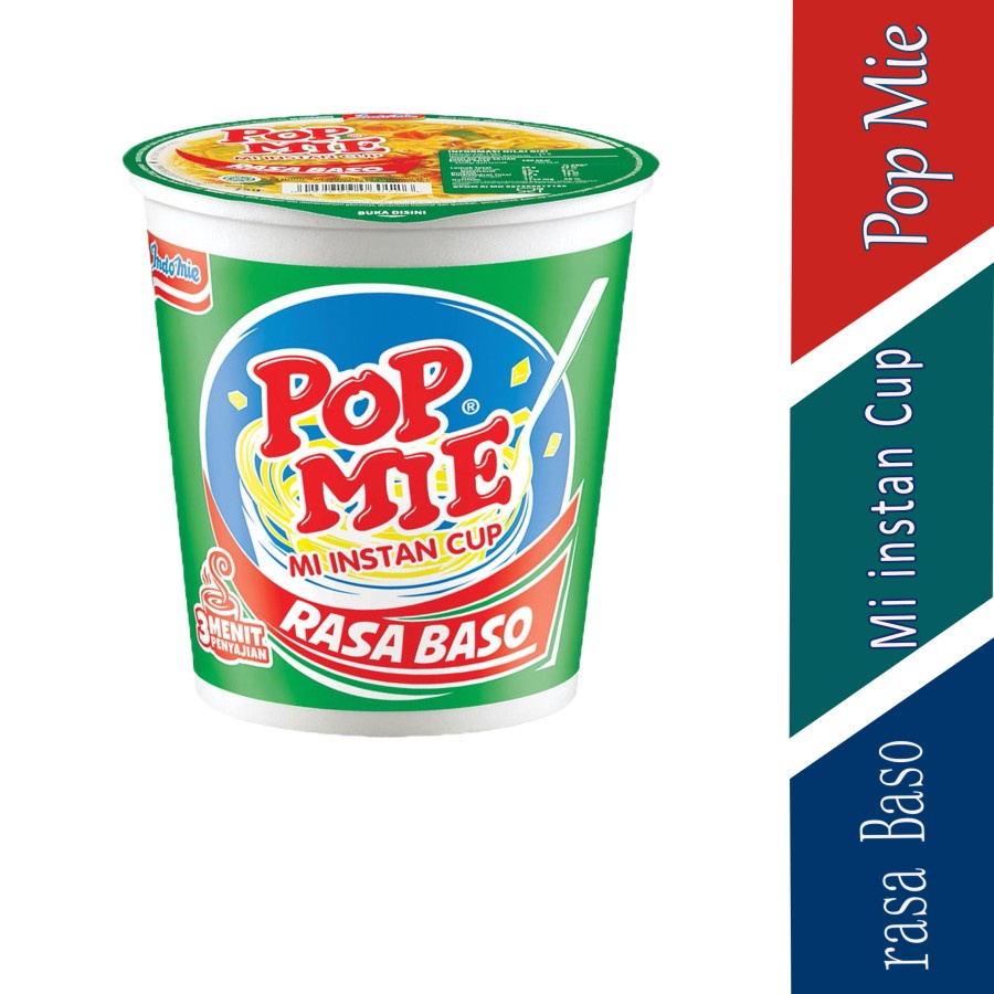 

MIE INSTAN CUP - POP MIE CUP RASA BASO 75g