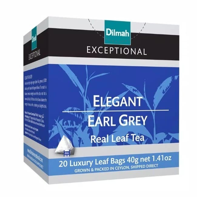 

Dilmah Exceptional leaf Elegan Earl Grey 20'SX2gr 40gr impor