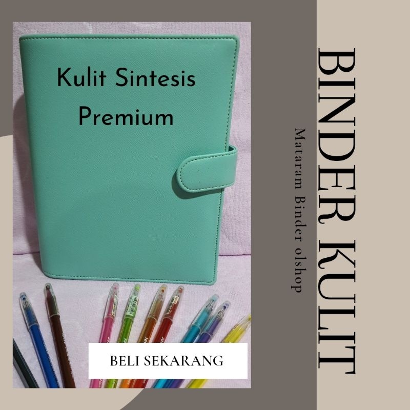 

Binder Kulit Taiga Premium A5(20r) B5(26r),Binder Ekskusif A5/B5,Binder Agenda A5/B5
