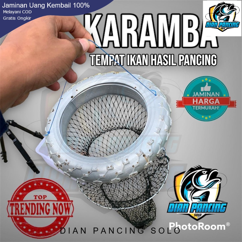 Karamba Nyobok Buat Tempat Ikan Hasil Pancingan Pancing