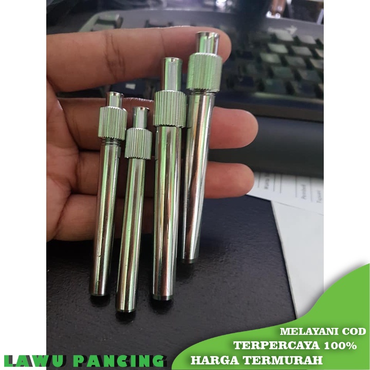 Sok Besi Sambungan Joran pancing Pakai Drat