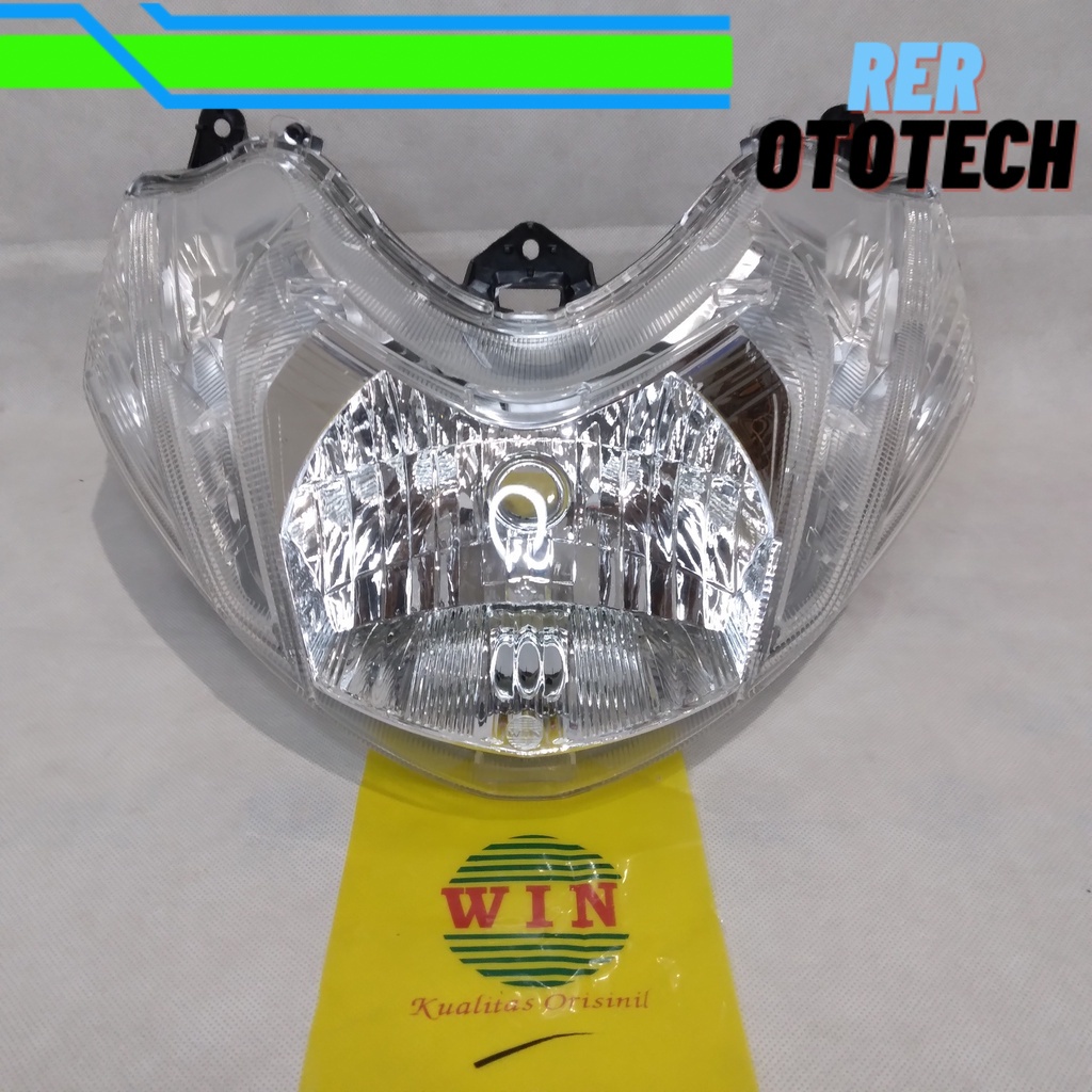Lampu Depan Mio 125 M3 2014 2015 2016 2017 2018 2019 | reflektor headlamp WIN | front head lamp senj