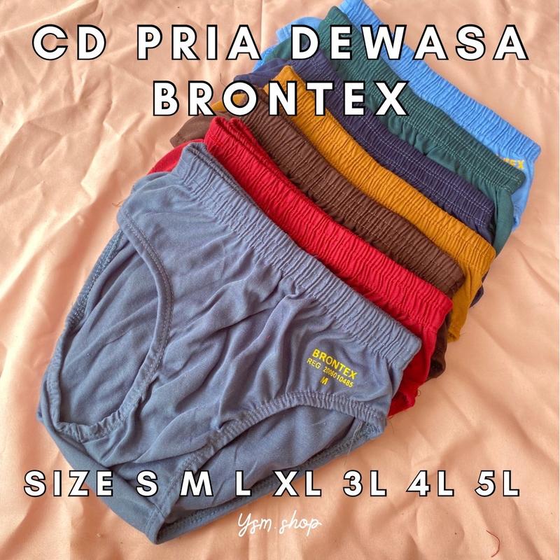 LUSINAN CELANA DALAM PRIA BRONTEX CD PRIA MURAH SIZE S M L XL 3L 4L 5L