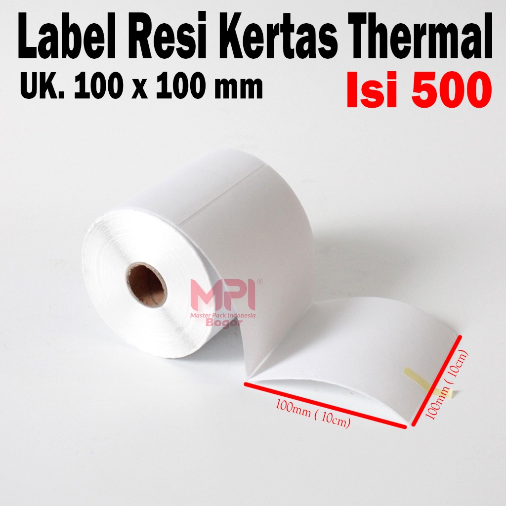 

Kertas Label Barcode WINSTAR 100 x 100 mm / Kertas Print Stiker Thermal - isi 500