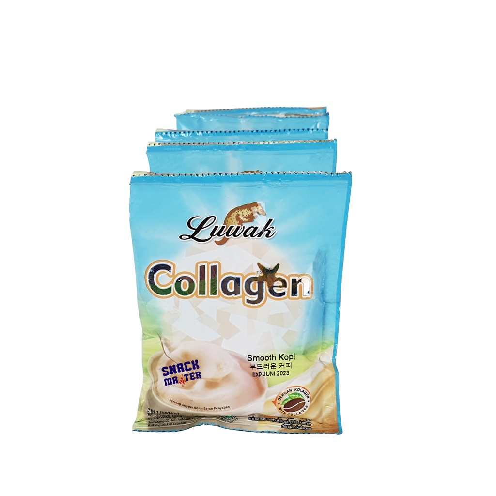 

Kopi Luwak Collagen Renceng - Netto 10 bks x 25 gr.