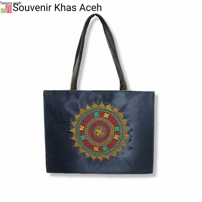 Tas map khas Aceh motif Kerawang Gayo/Tas handbag khas Aceh motif Gayo