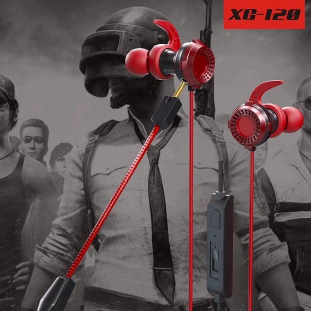 HEADSET GAMING HEADPHONE EARPHONE WITH MIC PUBG XG-120 XG-121
