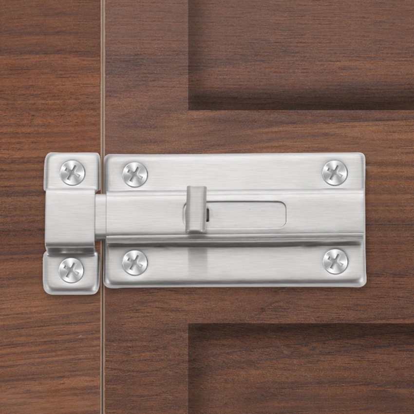 PRAMU Kunci Grendel Slot Pintu Geser Stainless Tebal 2 3 4 Inch Stenlis Selot Jendela Door Bolt