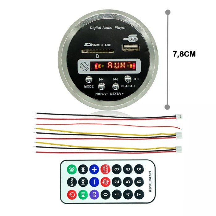 SA Modul mp3 Bluetooth 5V - 12V D122 MODEL BULAT