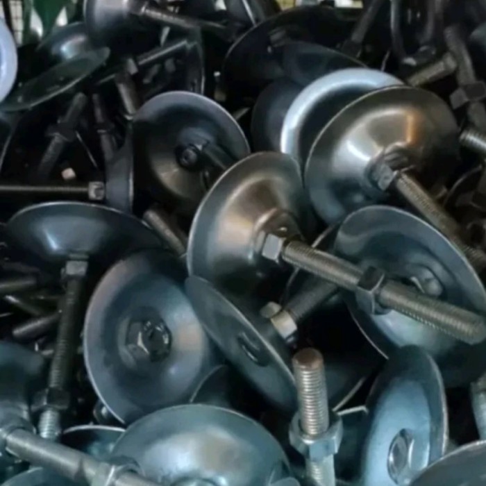 kaki meja adjuster conveyor foot table M10 x 7 cm conveyor foot table