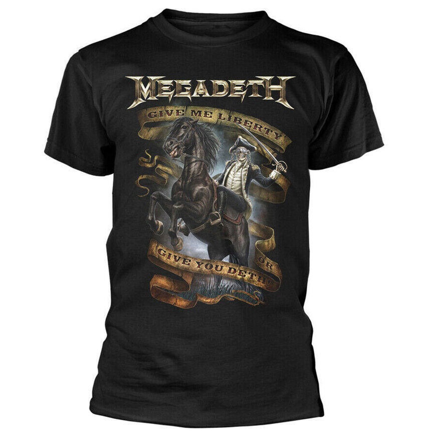 Megadeth berikan Me Liberty kemeja S XXL Metal Band kaus baru