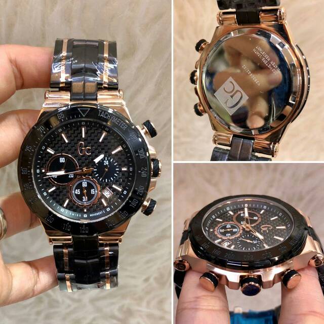 【COD】 JAM TANGAN PRIA GC GUESS COLLECTION Y35006G2/02 CRONOGRAPH DIAMETER 4,5CM