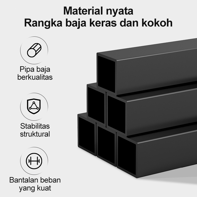 KING Dreams Rak Besi Siku Lubang Rak 3/4/5 Susun Rak Gudang Rak Buku Minimalis Rak Besi Serbaguna