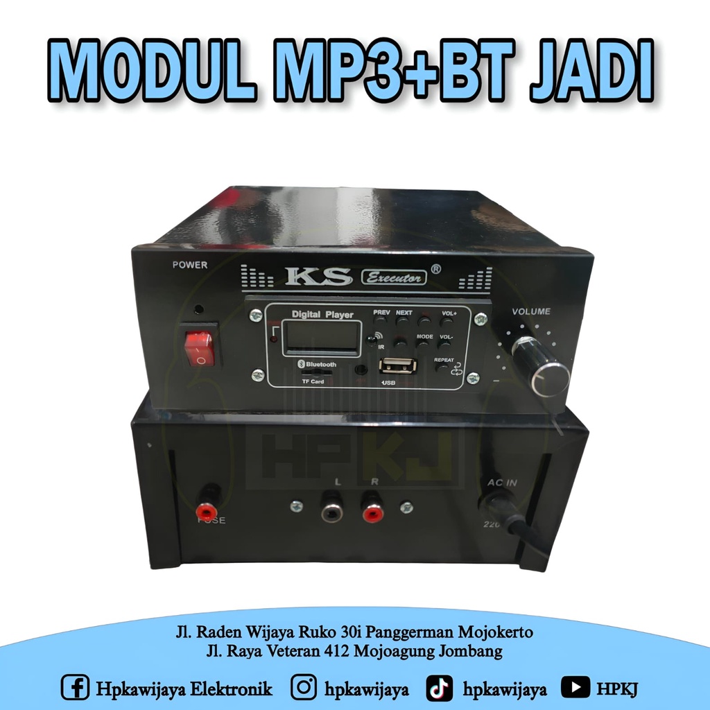 AUDIO CONSOLE MP3 PLAYER RAKITAN KIT MP3 KOTAK RAKITAN