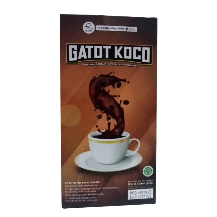 

new Kopi Gatot Koco Dari Dr. Richard Lee 1 Box 5 Sachet