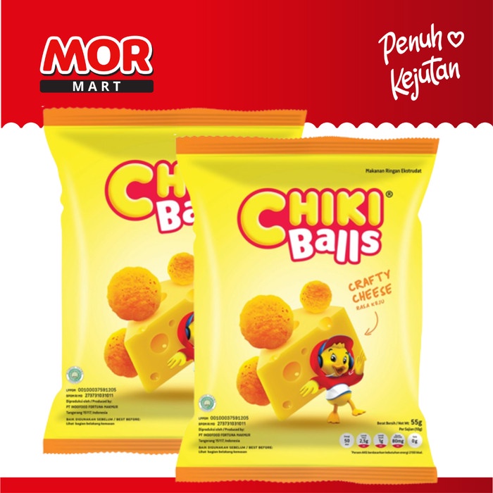 

Beli 2 Lebih Murah - CHIKI BALLS Crafty Cheese 55gr