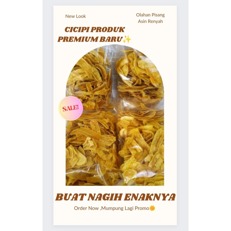 

[COD] Keripik Pisang Asin Kriukk- SantapanKuliner19