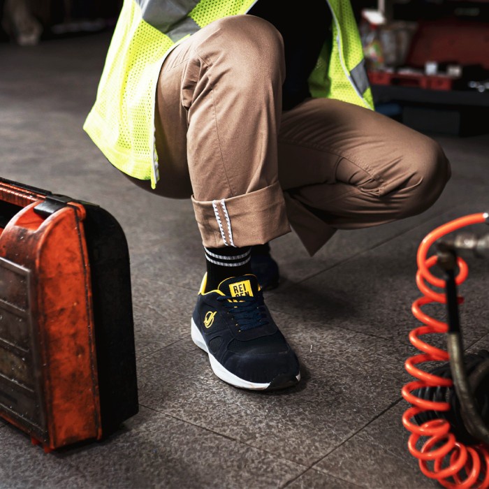 best -REISEN GEAR - MAKAW|sepatu safety sneaker blue navy sepatu safety - 39